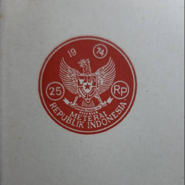 

Kertas Segel Tahun 1974 Double
