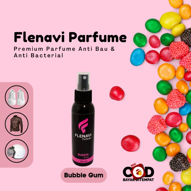 FLENAVI  Parfume Bubblem Gum 100ml | Shoe Parfume | Parfum Sepatu | Pewangi Sepatu