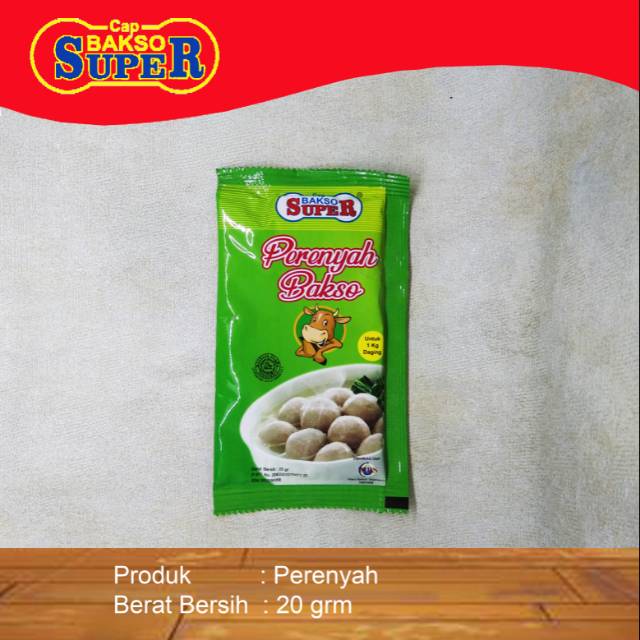 

Perenyah Bakso Super berat 20 gr
