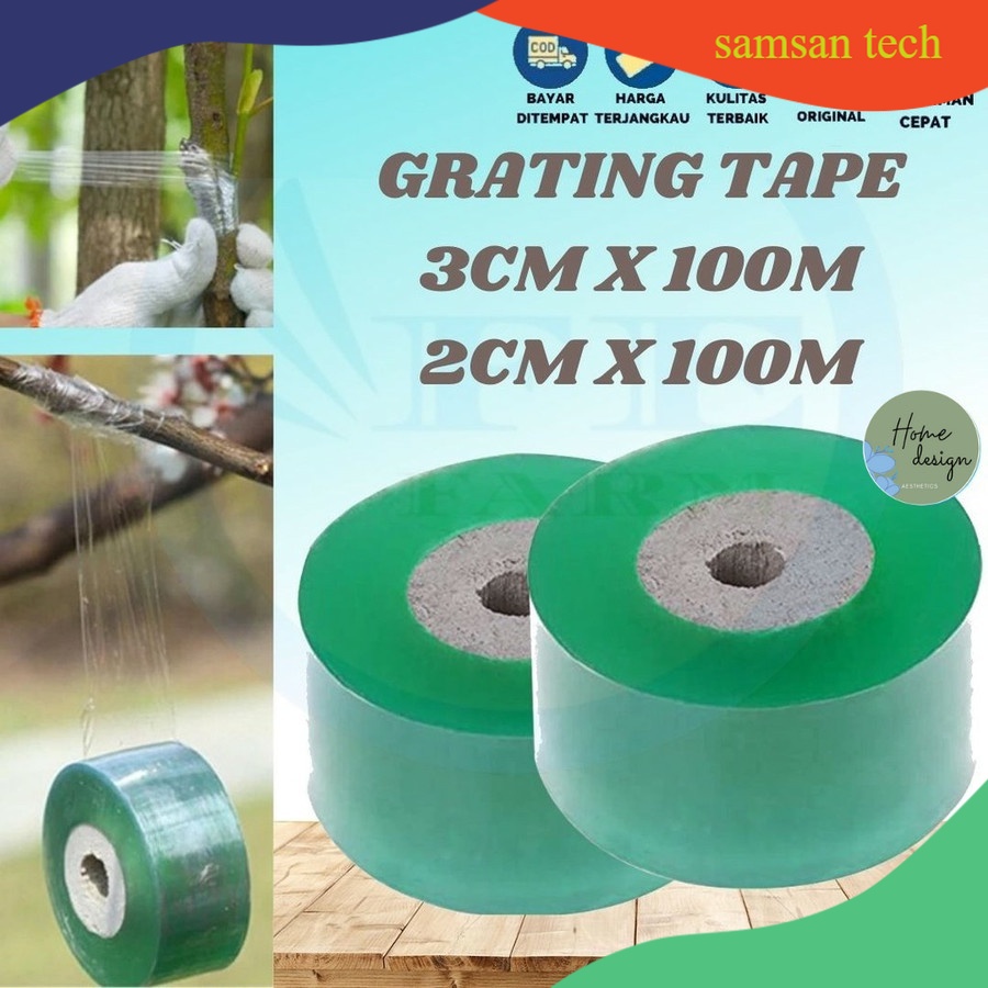 Grafting Tape Parafilm Plastik Okulasi Sambung Pucuk / Enten 3cmx100m