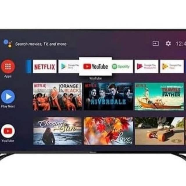 Led Uhd 4k Android Smart Tv 50 Inch Sharp 4t C50al1x Shopee Indonesia