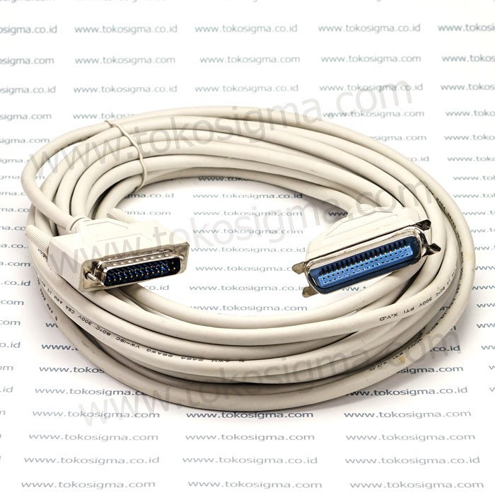 KABEL LPT PRINTER DOTMATRIK PARALLEL 10 Meter DB25 - DB36 CENTRONICS IEEE 1284