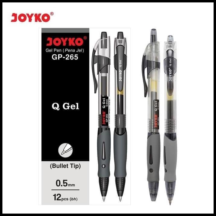

Atk0757Jy Hitam 0.5 Mm Gp-265 Pulpen Joyko Q Gel Pena Ballpoint Jel