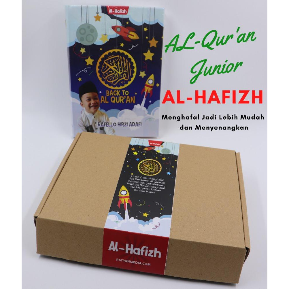 Alquran Kids Hafalan GRATIS CUSTOM NAMA Al Hafizh Hadiah Untuk Si Kecil UKURAN A5, QURAN UNIK