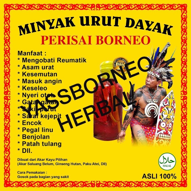 Terlaris Minyak Urut Dayak 100% Asli Akar Kayu Terbaik Kalimantan Rajanya Minyak Urut Indonesia Image 4