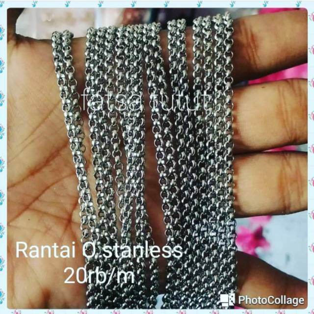 Rantai O stainless meteran