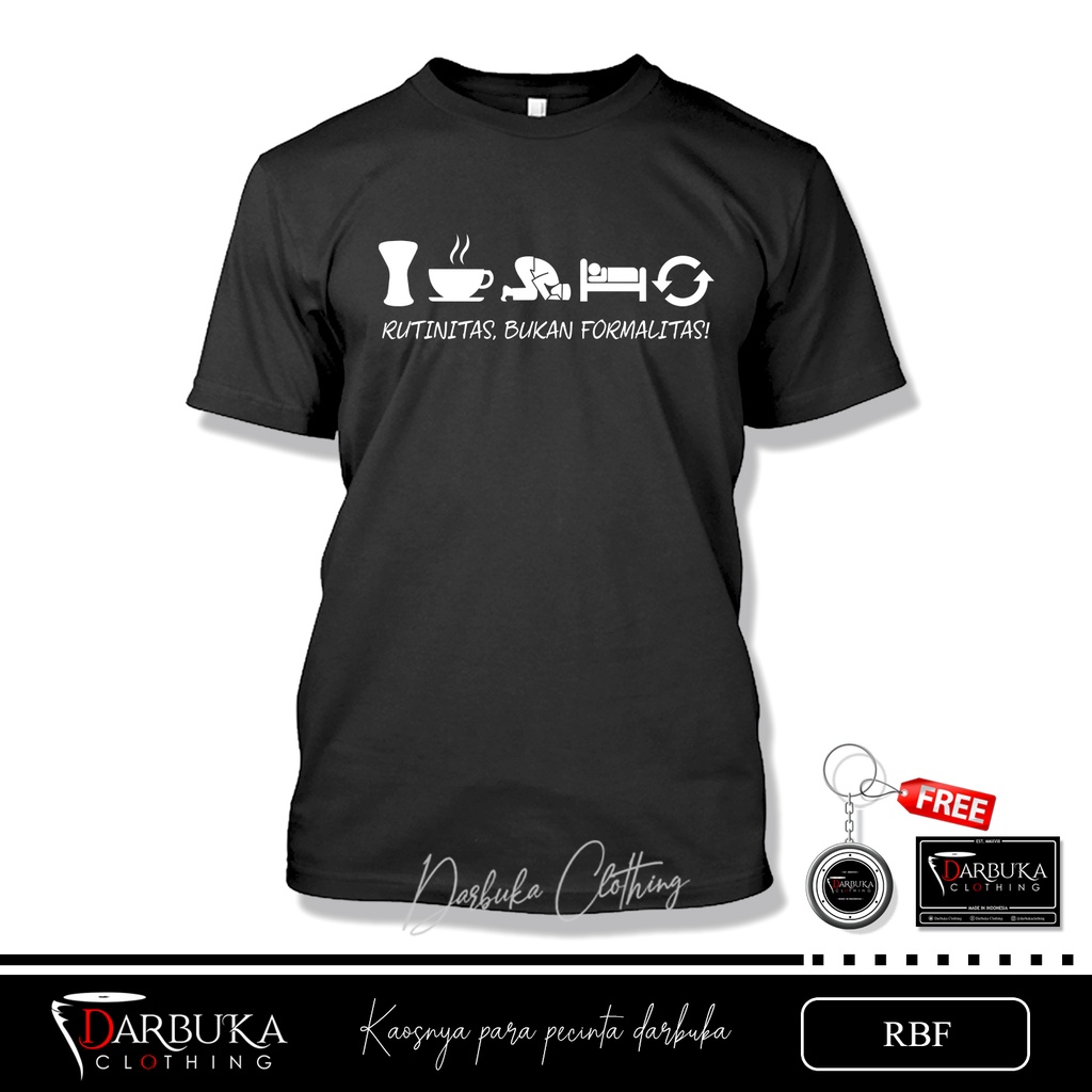 KAOS DARBUKA ORIGINAL Darbuka Clothing RBF / Baju Darbuka Indonesia - COD bayar di tempat