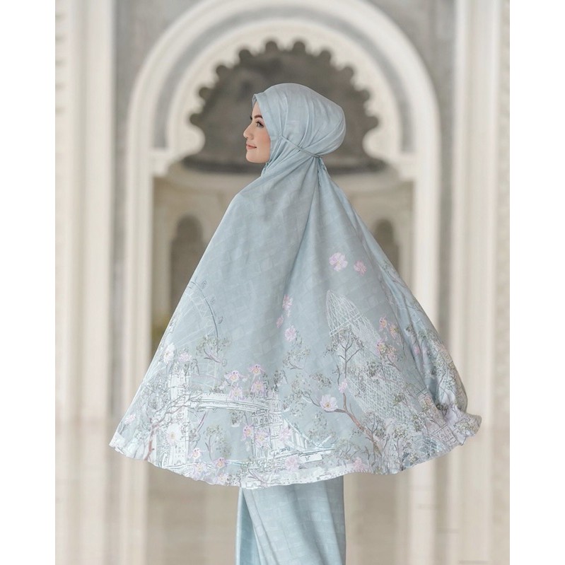 British Prayer Robe Buttonscarves SKY