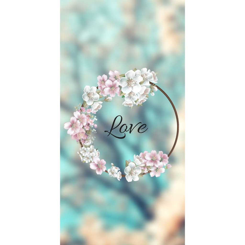 pusatmode Hiasan Dinding Love Theme Size 15x30 cm