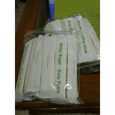 

PROMO ENAK WHITE SUGAR (GULA PUTIH) / GULA PASIR Sachet - 25 x 8 gr Terlaris