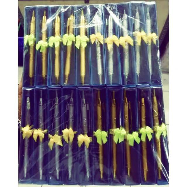 

Pen bok emas perak minimal order 100