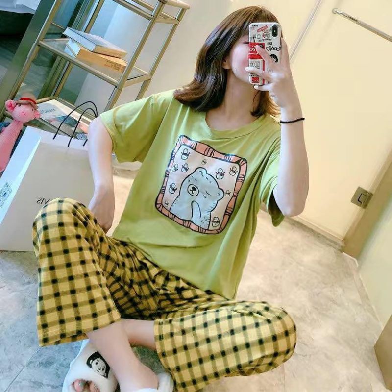 Baju tidur Cp cewek spandek import halus