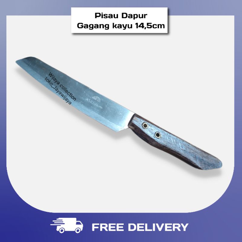 Pisau Dapur gagang kayu/Pisau Buah gagang kayu