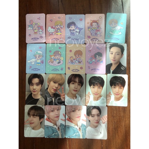NCT Sanrio Trading Card Versi A Unsealed Jeno Haechan Renjun Jungwoo Yangyang Taeil Sungchan Shotaro