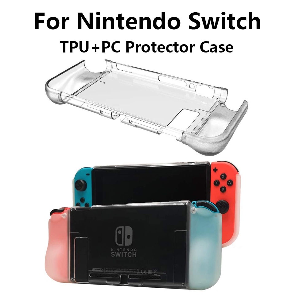 Hard Case Cover Pelindung Konsol Game Nintendo Switch V1 / V2 Anti Gores Bahan TPU / PC