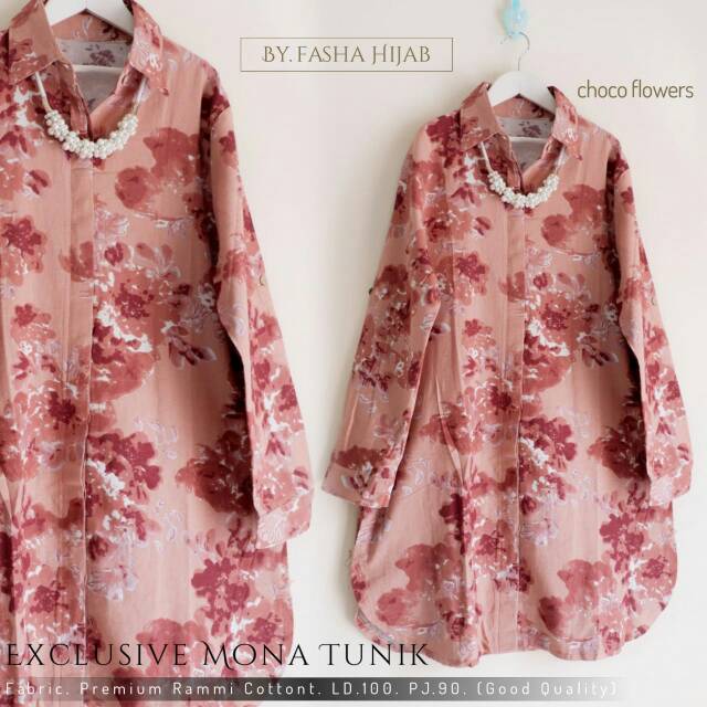 Exclusive Mona Tunik By Fasha Hijab | Suplier Hijab Solo| Grosir