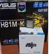 Paket Core i5 Gen 4 ( Mobo Asus H81 + Proc Core i5 4590 )