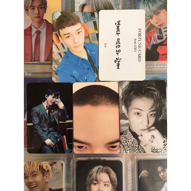 [5 PC] photocard pc d.o xiumin chen kai exo universe + dvd elyxion + scratch card + hey mama cbx