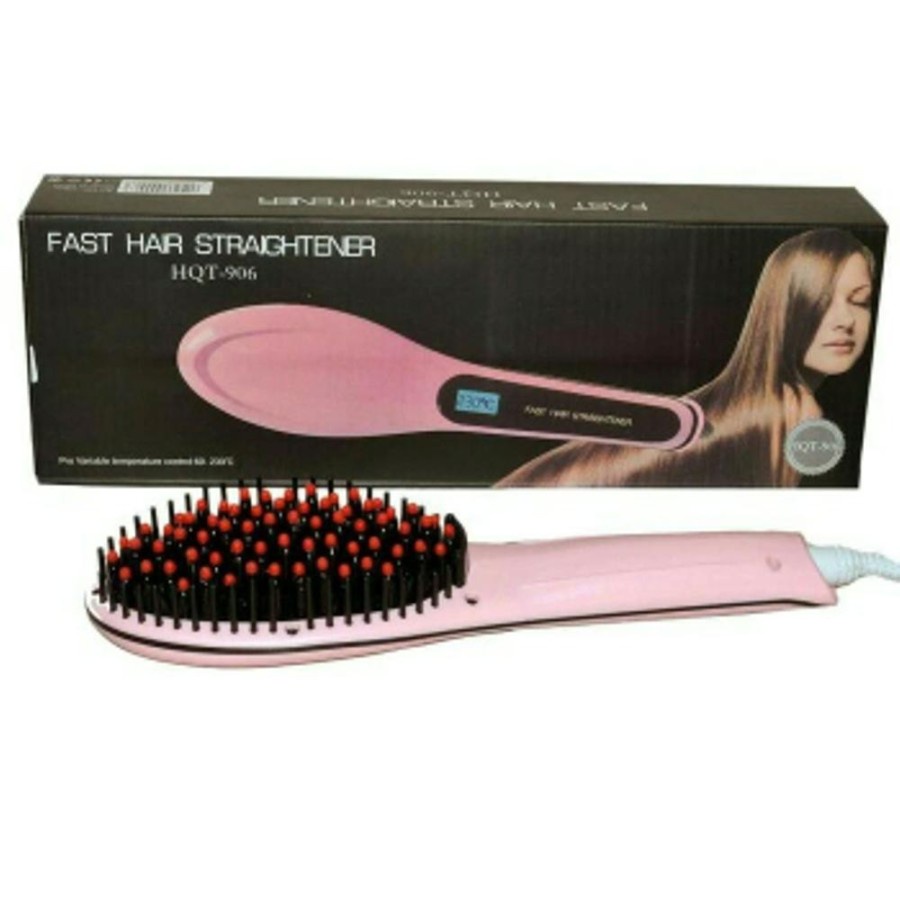 COD Catok sisir pelurus rambut hqt-906 / fast hair//SISIR PELURUS RAMBUT HQT-906