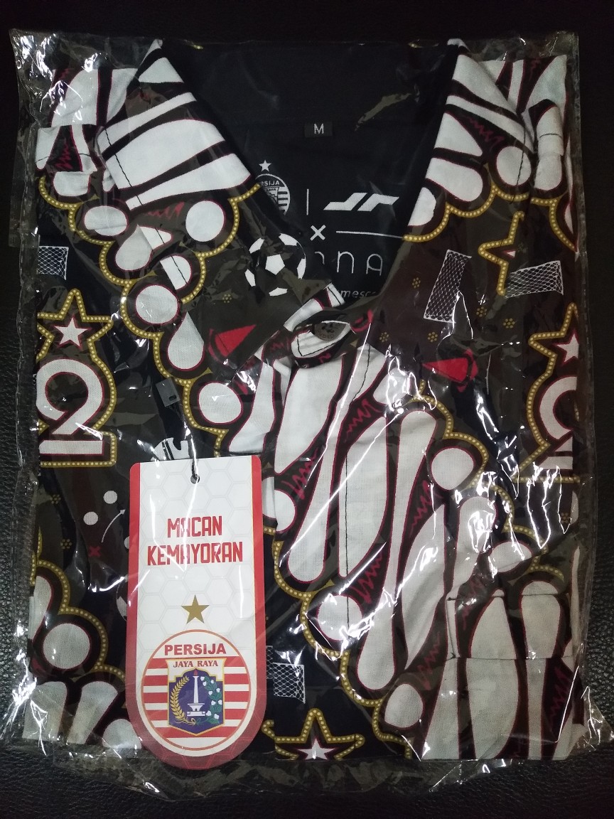 Kemeja Batik Hut Persija 92 Asana X Persija Juara