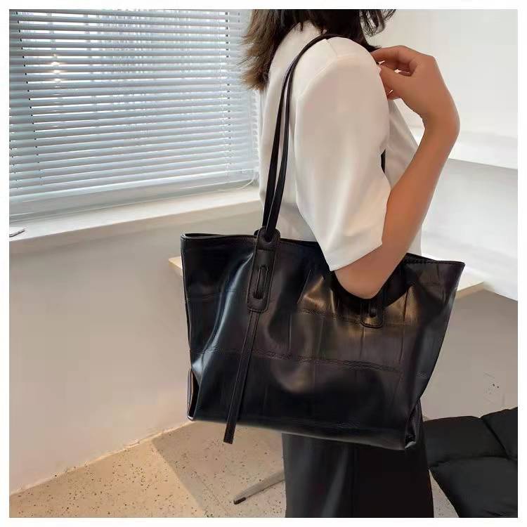 BJ57699 - BLACK/KHAKI/WHITE/PURPLE - TAS BAHU SHOULDERBAG IMPORT TAS WANITA FASHION IMPORT MODIS ELEGAN TERMURAH TERLARIS TERBARU BAGSTORE JAKARTA TAS BATAM CR7699 LT2061 JT2295 BQ3427