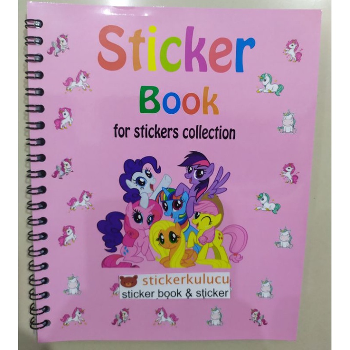 Buku Stiker Cover Little Pony / Album Stiker / Sticker Book