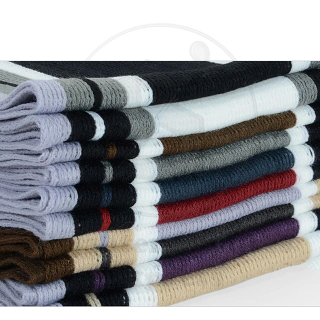 syal scarf pria bahan rajut import merah coklat putih abu hitam