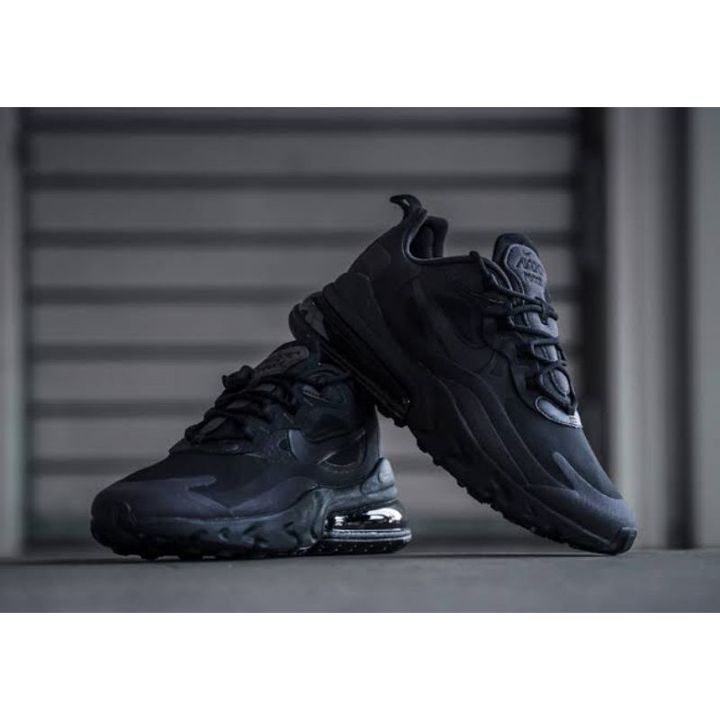 Sepatu Nike Air Max 270 React All Black For Man Premium High Quality