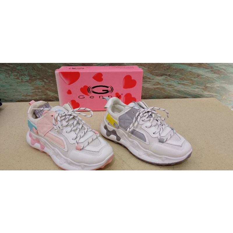 sepatu sneakers wanita merk genny