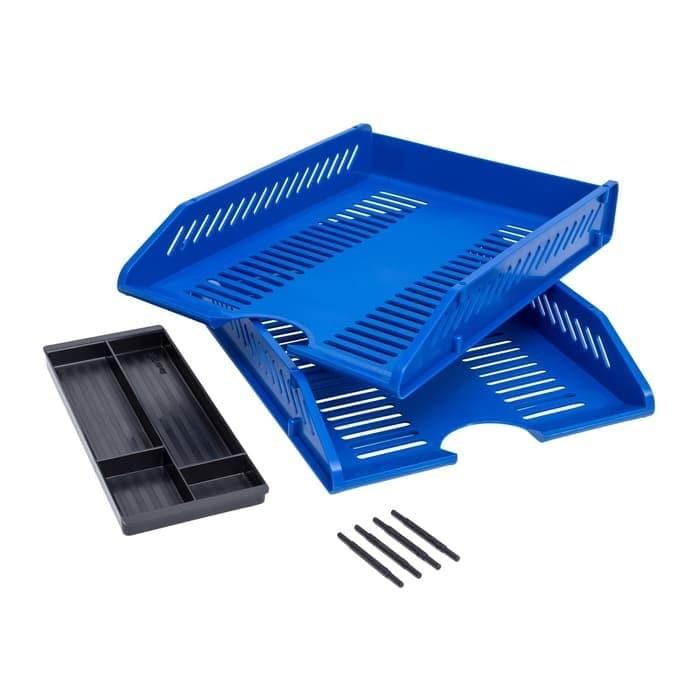 

Paper | Bantex Letter Tray Set Balck #9872 Murah Baru