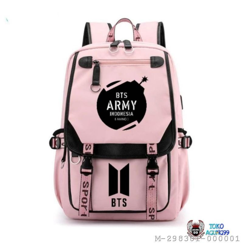 Tas Sekolah Anak Army BTS
