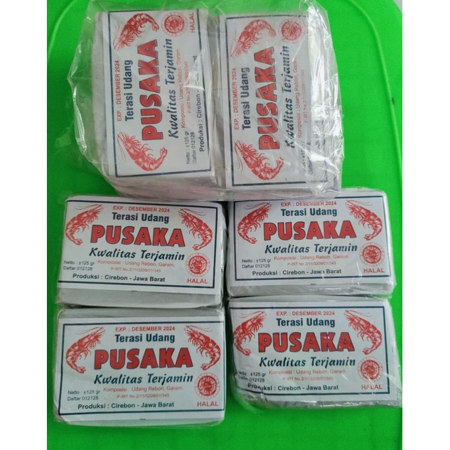 

terasi udang cap pusaka oleh oleh - khas Cirebon netto 125 gr