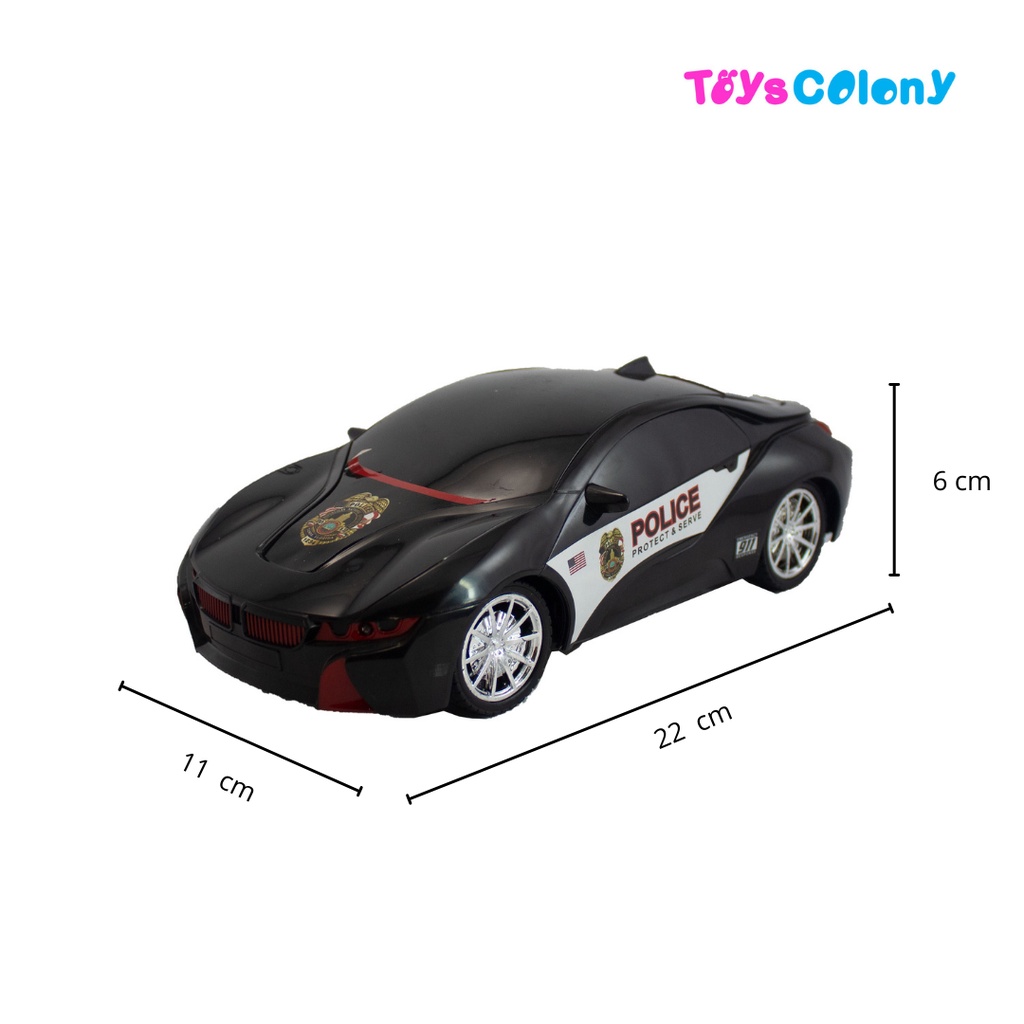 REX - Mobil Remote Control Polisi Internasional Car Rc RKC02083-1