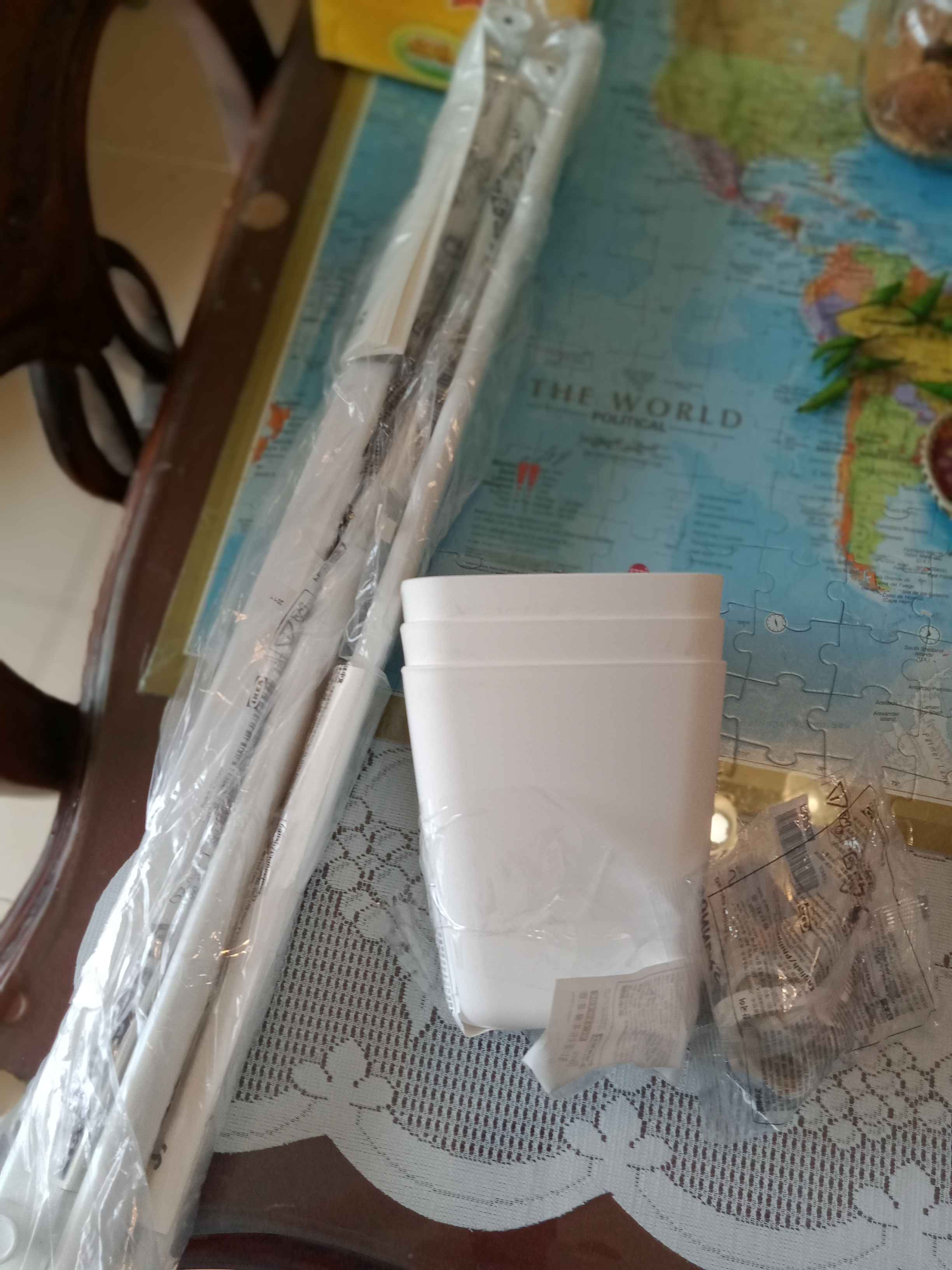 Summersta Rel Dinding Rel Dapur Gantungan Panci Gantungan Kunci, 60 Cm