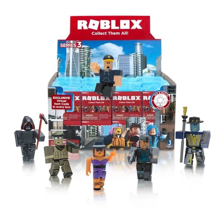 Roblox series 3 blind box mystery action figure Mainan figure anak murah mainan anak murah
