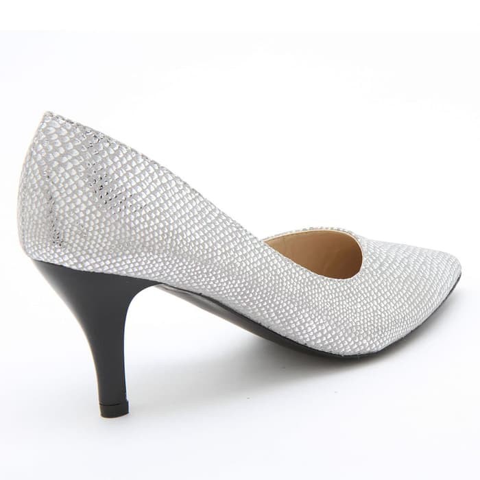 Sepatu Wanita Pump Vicari Lorina Silver (VP170276)