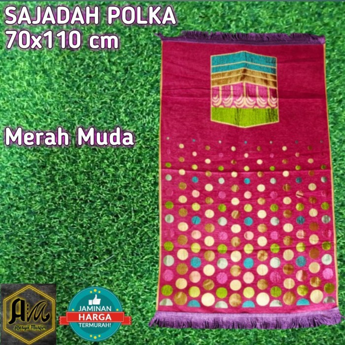 Sajadah Motif Polkadot/Best Seller/HargaGrosir/Bisa bayar di Tempat