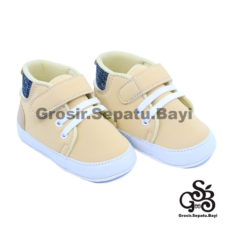 sepatu bayi baby shoes prewalker laki laki perempuan umur 2 - 14 bulan model Basket Case