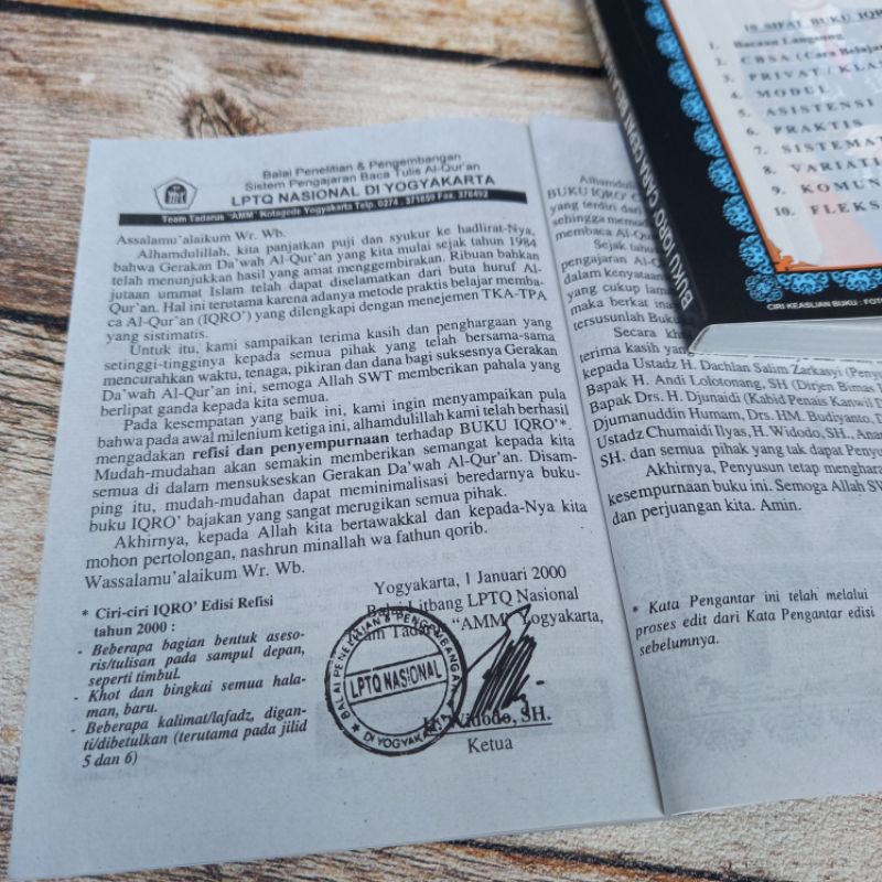 Buku IQRO LENGKAP/Cepat membaca Al-Quran/iqro besar dan kecil