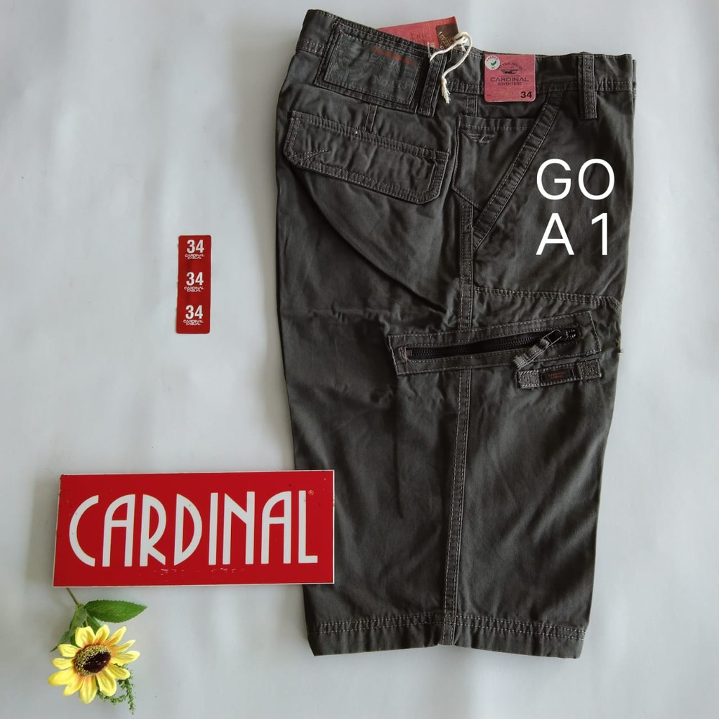 gof 34-KPL CARDINAL KEMPOL CASUAL Celana Pendek Cowok Celana Kempol Fashion Pria Brand Kekinian