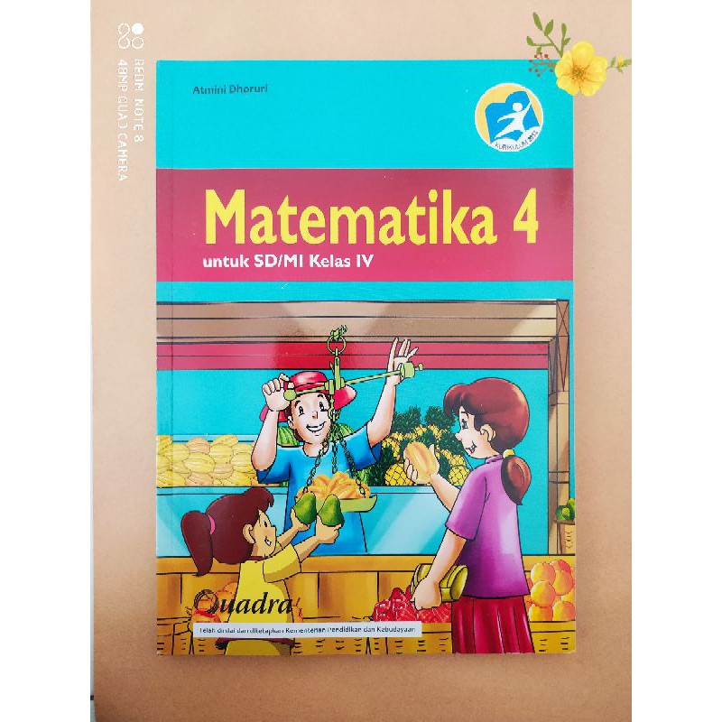 Buku Matematika SD MI kelas 4 5 6 Penerbit Quadra