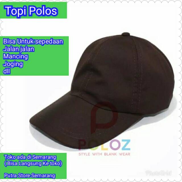 Topi Polos Topi Sepeda Topi Mancing Topi Jalan Jalan Topi Jogging