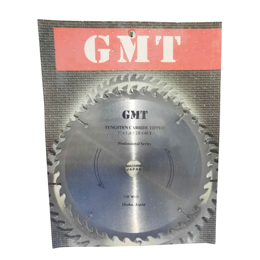 Mata Circular saw GMT 7 inch x 40 T Circular Saw Blade Mata Potong Kayu 7"