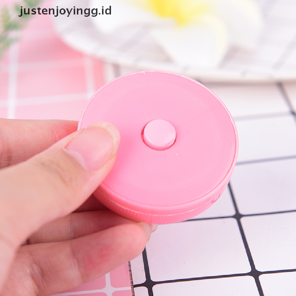 // justenjoyingg.id // retractable body measuring ruler sewing cloth tailor tape measure soft  ~