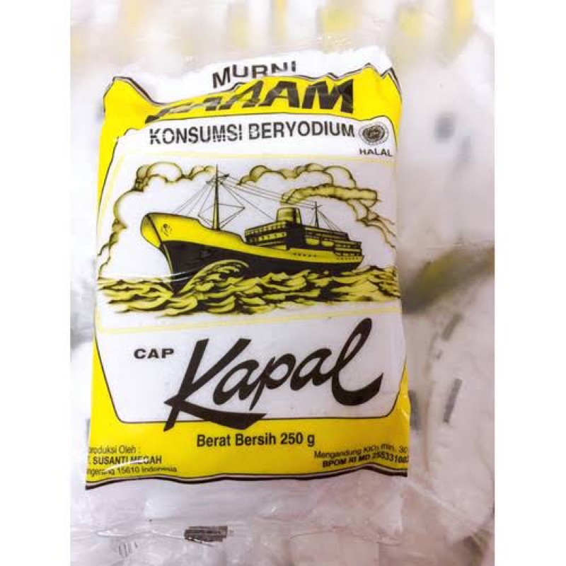 

Garam Beryodium Cap Kapal 250 Gram