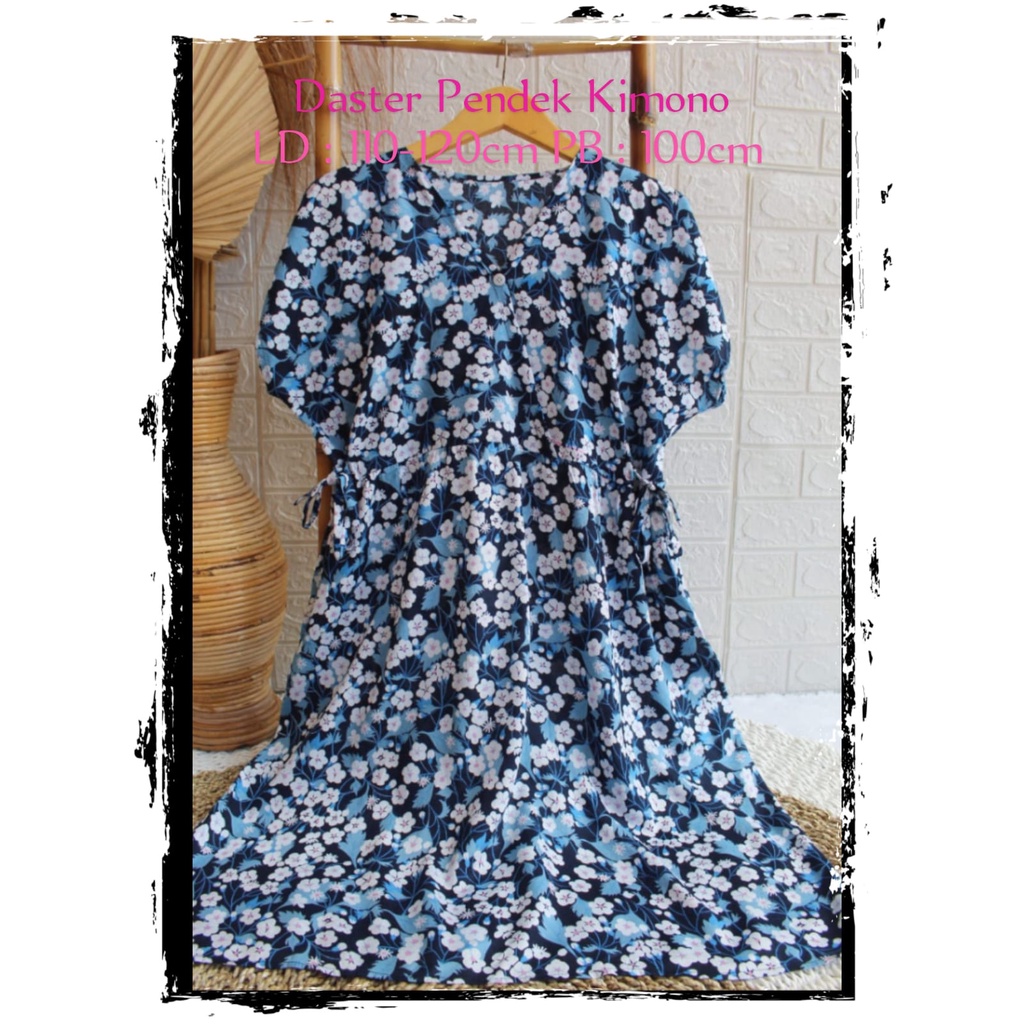 PAKAIAN WANITA JUMBO DASTER MODEL KIMONO PENDEK DASTER BUSUI FRIENDLY DASTER JUMBO