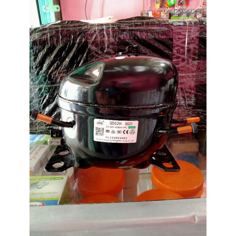 kompresor kulkas 2 pintu 1/6 pk baru mesin