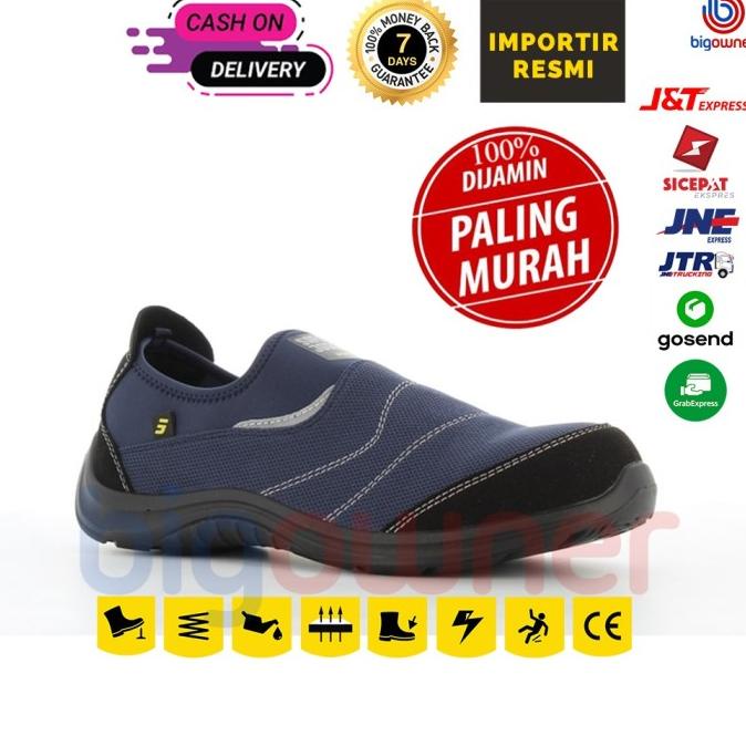 Sepatu Safety Jogger Yukon Navy / Sepatu Proyek Pria / Sepatu Jogger