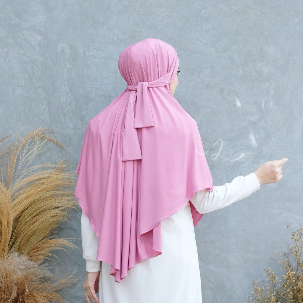kerudung hijab instan plus masker FRENCH ZAARA BERGO by LACHEDA- griya_mey-2