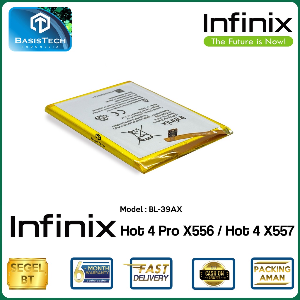 BATERAI INFINIX HOT 4 PRO X556 - INFINIX HOT 4 X557 - BL-39AX - ORI99